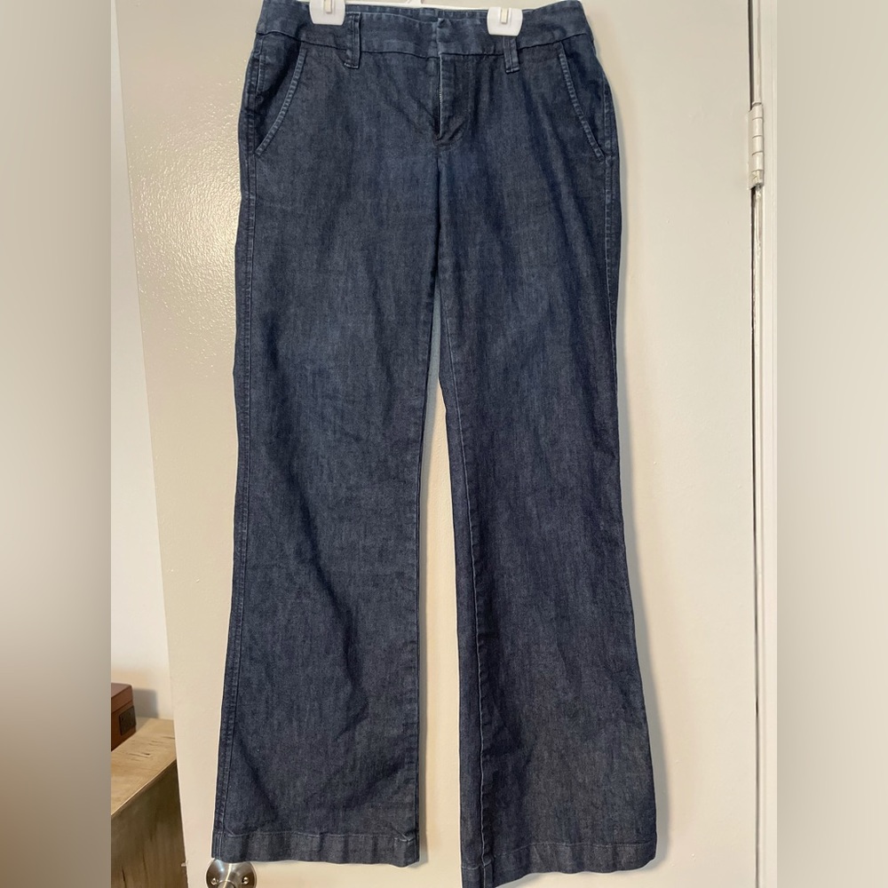 Women’s gap trouser jeans, size 4 long